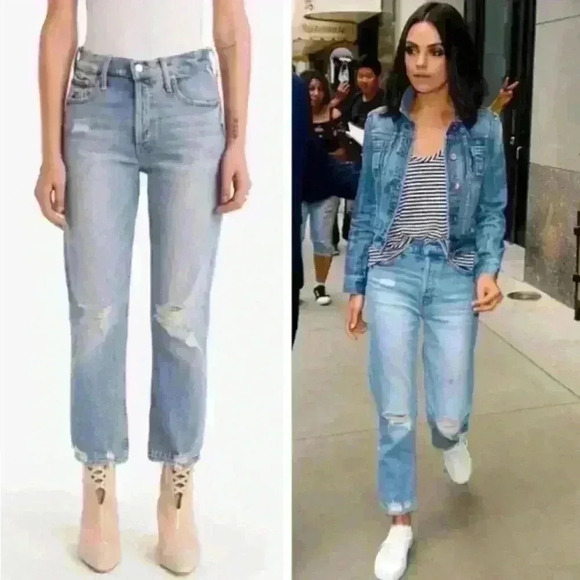 Mother Superior The Tomcat Distressed Straight Leg Jean In The Confession 26 - Picture 13 of 14